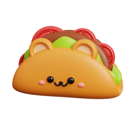 Taco  3D Icon