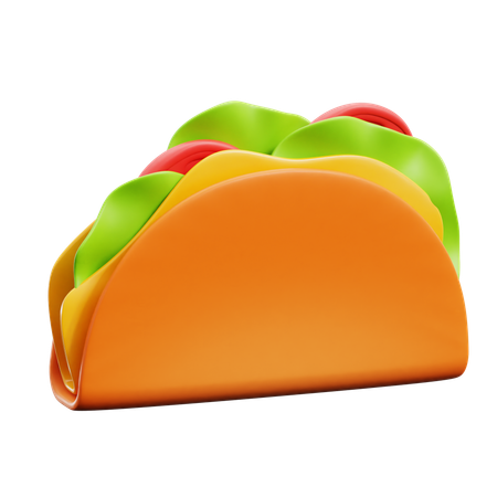 Taco  3D Icon