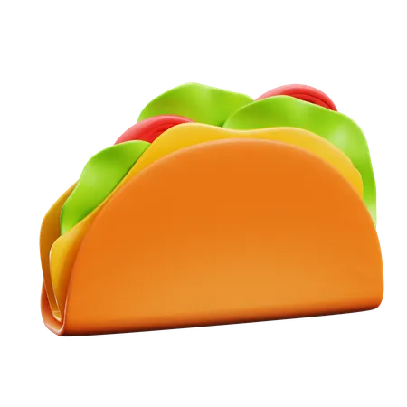 Taco  3D Icon