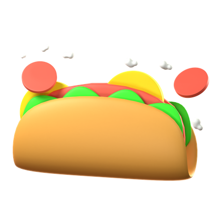 Taco  3D Icon