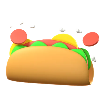 Taco  3D Icon