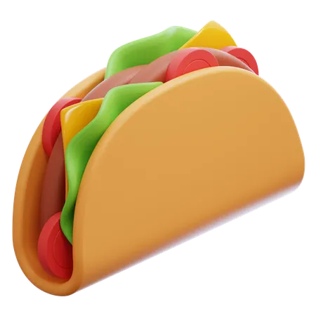 Taco  3D Icon