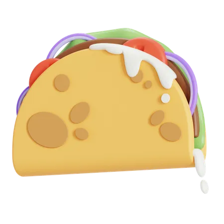 Taco  3D Icon