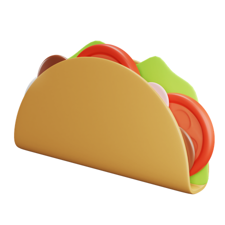 Taco  3D Icon