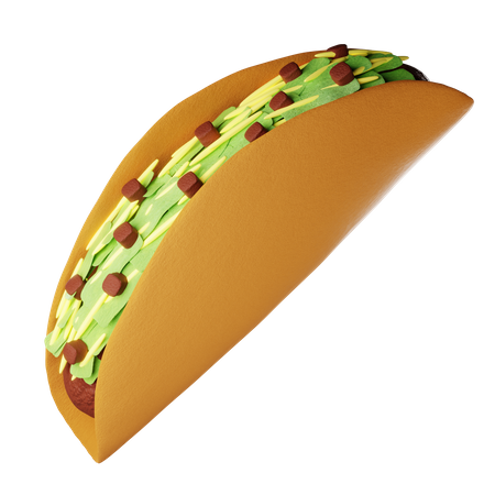 Taco  3D Icon