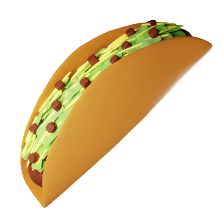 Taco  3D Icon