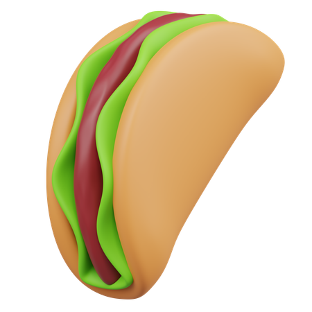 Taco  3D Icon