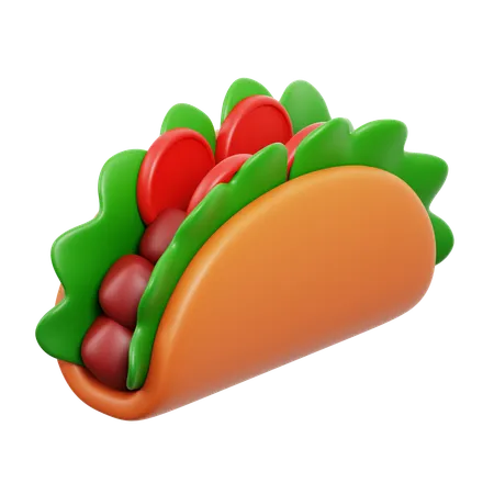 Taco  3D Icon