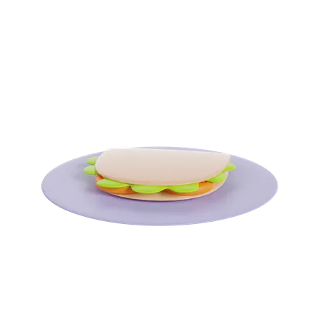 Taco  3D Icon