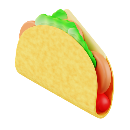 Taco  3D Icon