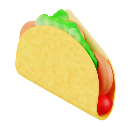 Taco  3D Icon