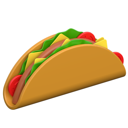 Taco  3D Icon