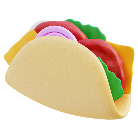 Taco  3D Icon