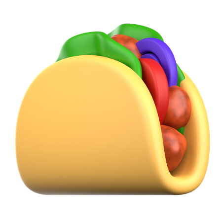 TACO  3D Icon