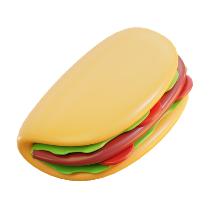 Taco  3D Icon