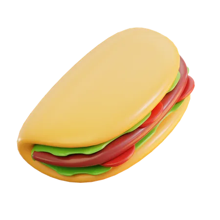 Taco  3D Icon