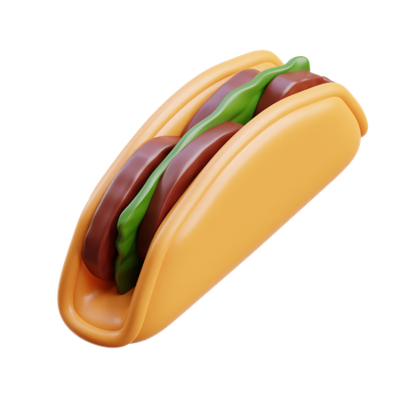 Taco  3D Icon