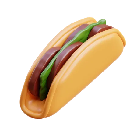 Taco  3D Icon