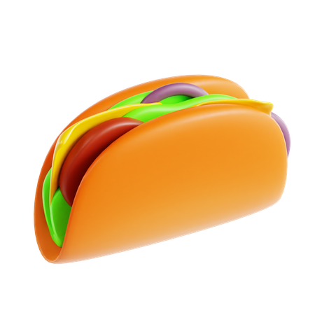 Taco  3D Icon