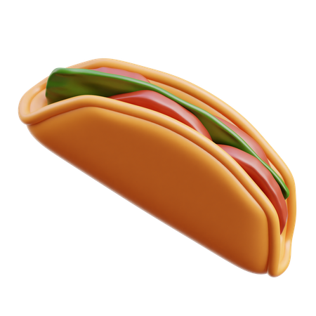 Taco  3D Icon