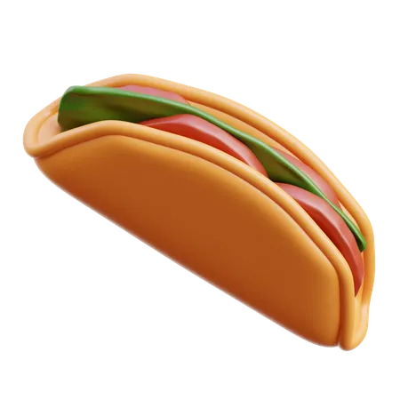 Taco  3D Icon