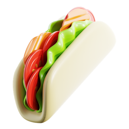 Taco  3D Icon