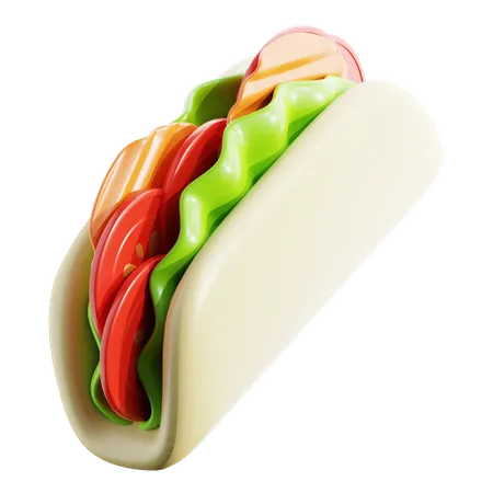 Taco  3D Icon