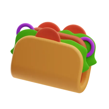 Taco  3D Icon