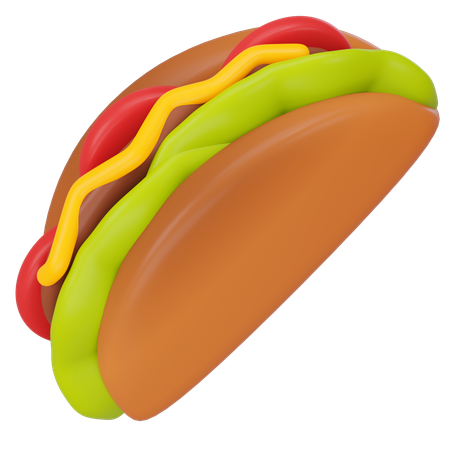 Taco  3D Icon