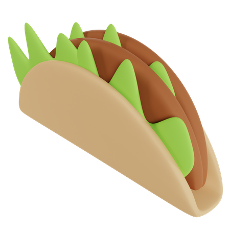 Taco  3D Icon