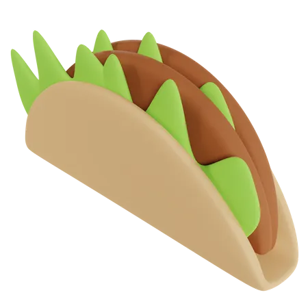 Taco  3D Icon