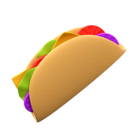 Taco  3D Icon