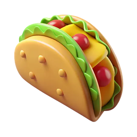 Taco  3D Icon
