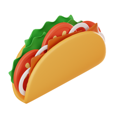 Taco  3D Icon