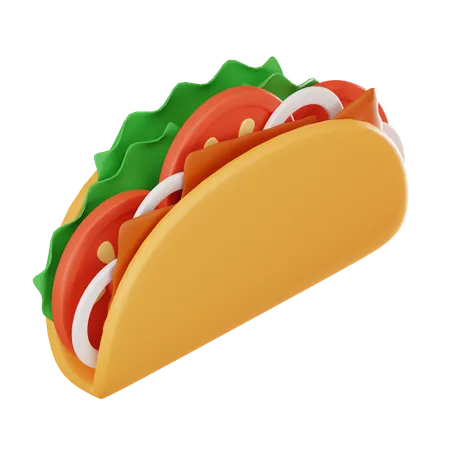 Taco  3D Icon