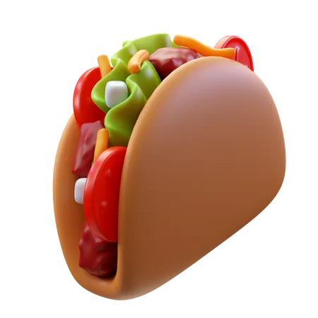 Taco  3D Icon