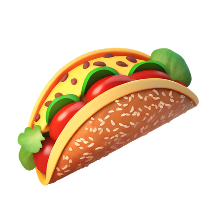 Taco  3D Icon