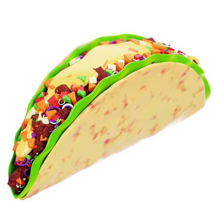 Taco  3D Icon