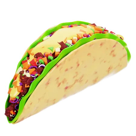 Taco  3D Icon