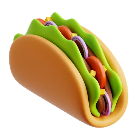 Taco  3D Icon