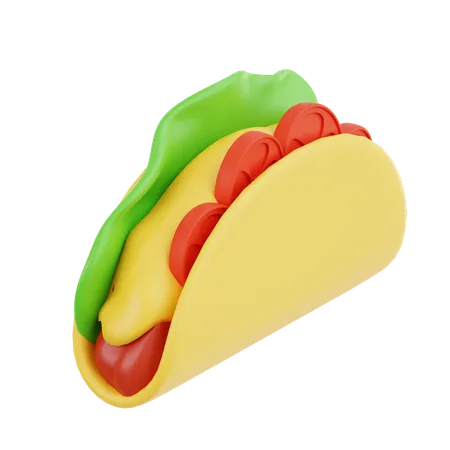 Taco  3D Icon