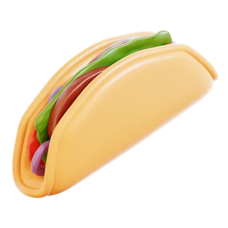 Taco  3D Icon