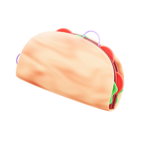 Taco  3D Icon