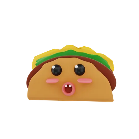 Taco  3D Illustration