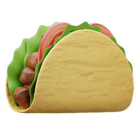 Tacos  3D Illustration