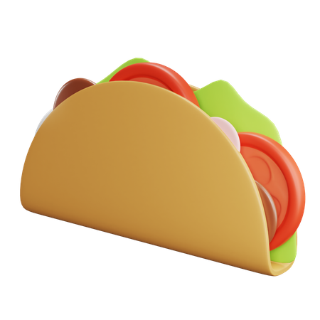 Taco 3D Icon