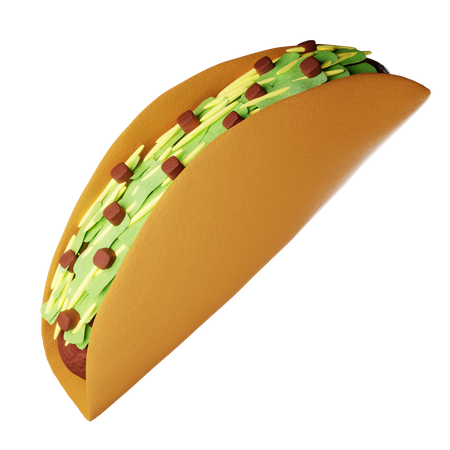 Taco 3D Icon