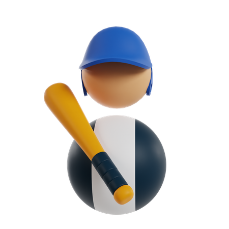 Taco de beisebol  3D Icon