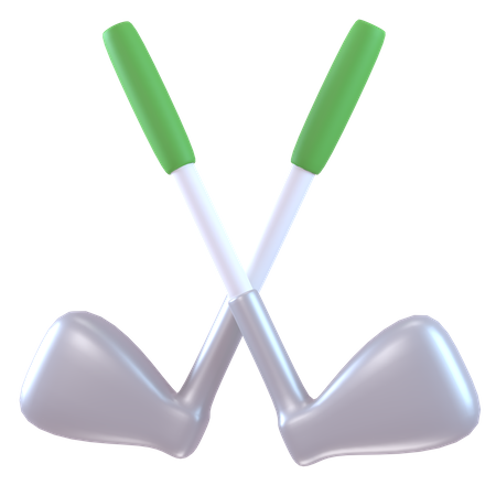 Taco de golfe  3D Icon