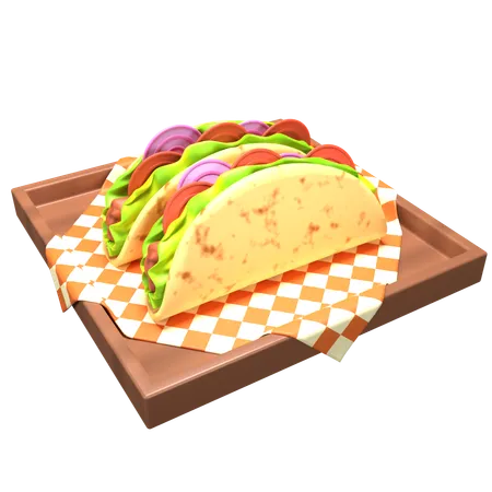 Tacos  3D Icon